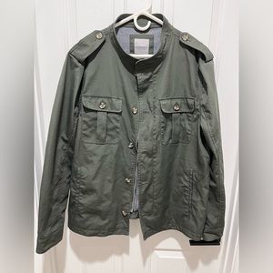 Zara man military style jacket